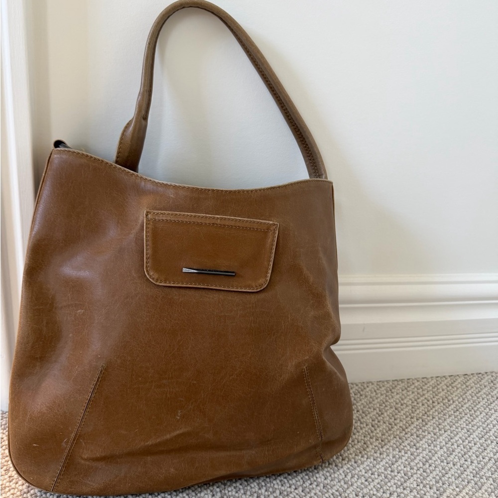 Matt & Nat Brown Vegan Leather Shoulder Tote Bag